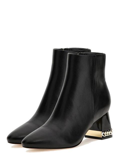 GUESS FIDDLE Botines de piel NEGRO - Zapatos Mujer