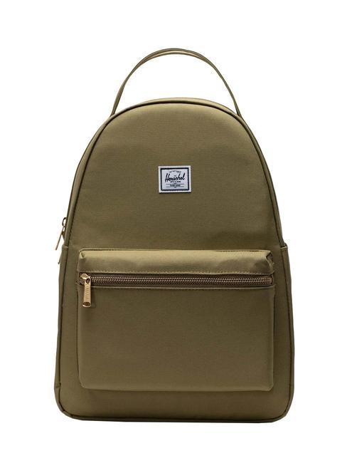 HERSCHEL NOVA MID-VOLUME Mochila para portátil de 13" hierba seca - Mochilas Escuela & Tiempo Libre