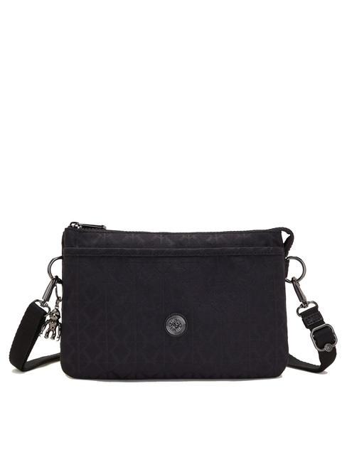 KIPLING RIRI Bolso mini plano firma negra qvc - Bolsos Mujer