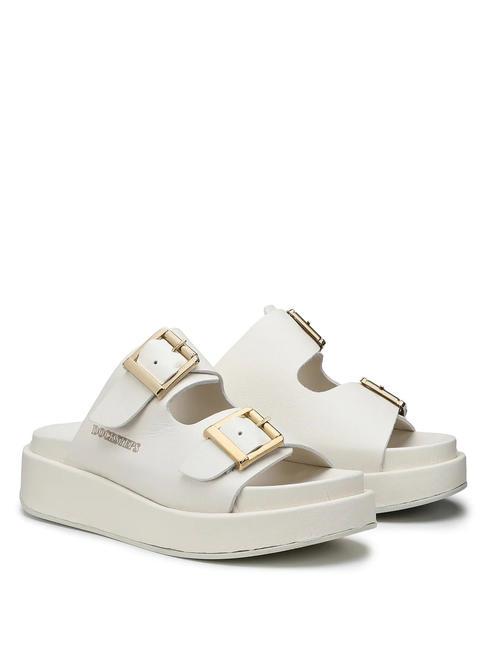 DOCKSTEPS CATALINA Sandalia babucha alta en piel blanco - Zapatos Mujer