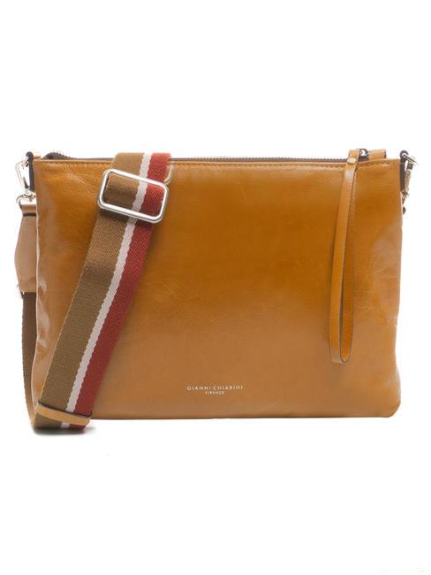 GIANNI CHIARINI CLUTCH Bolso con bandolera, en piel. madera - Bolsos Mujer