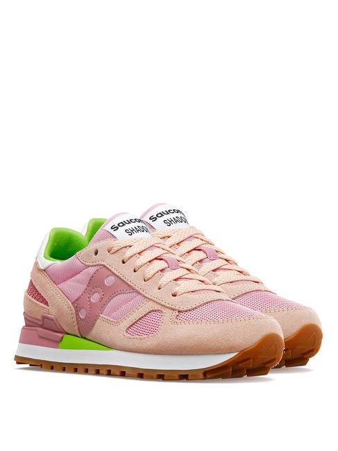 SAUCONY SHADOW ORIGINAL Zapatillas arena/rosa - Zapatos Mujer