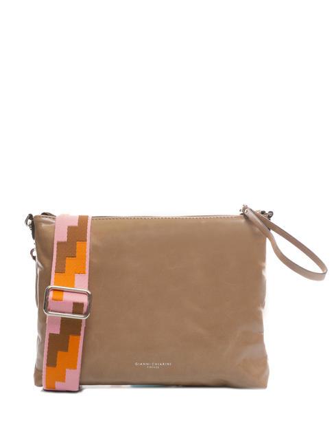 GIANNI CHIARINI CLUTCH Bolso con bandolera, en piel. camafeo - Bolsos Mujer