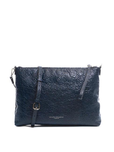 GIANNI CHIARINI SHINY Bolso de mano de piel azul - Bolsos Mujer