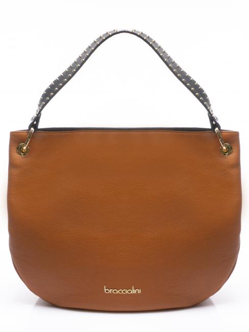 BRACCIALINI NAOMI Bolso bandolera de piel cuero - Bolsos Mujer