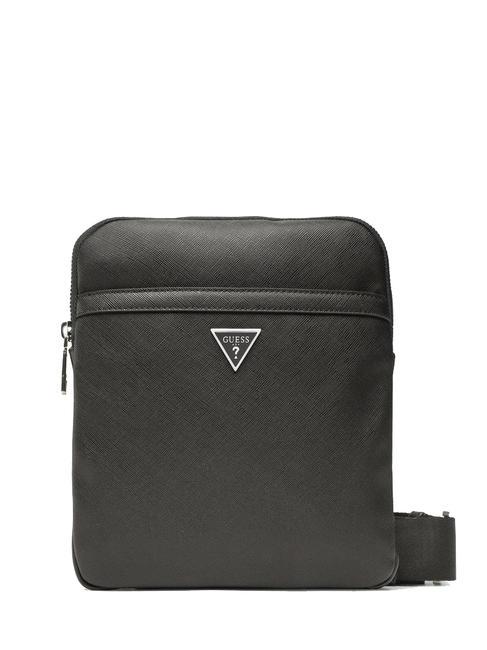 GUESS MILANO Flat Bolsa de hombro NEGRO - Bandoleras Hombre