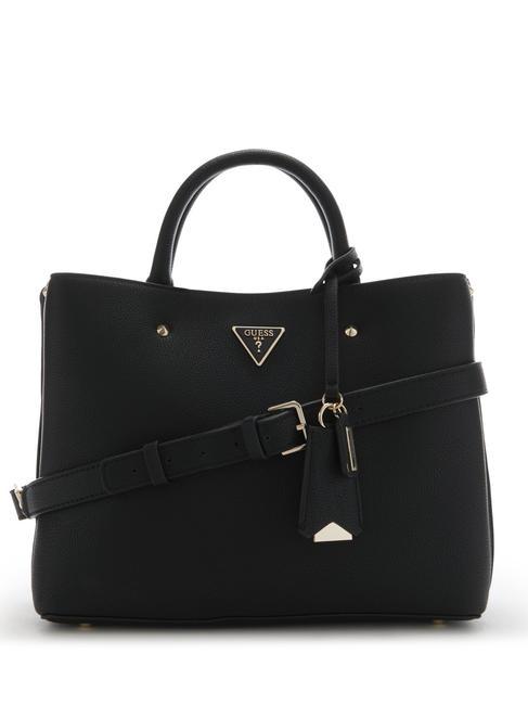 GUESS MERIDIAN Bolso de mano con bandolera NEGRO - Bolsos Mujer