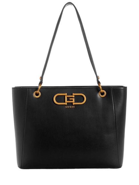 GUESS FLEET Bolsa de hombro NEGRO - Bolsos Mujer