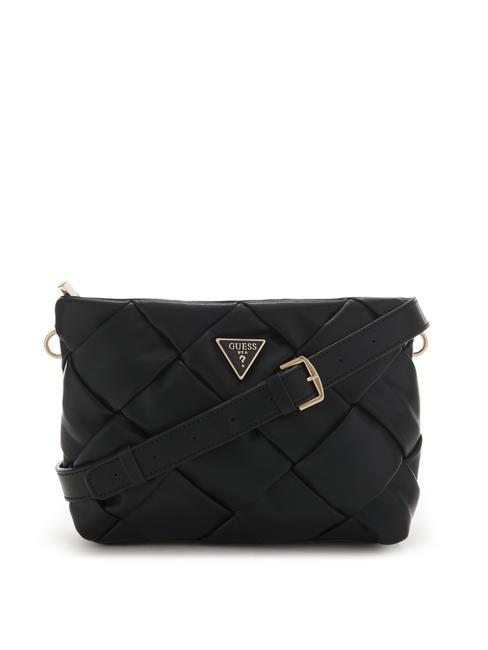 GUESS ZAINA bolsa de hombro NEGRO - Bolsos Mujer