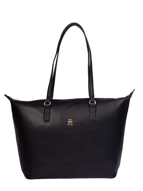 TOMMY HILFIGER POPPY PLUS Bolso shopping al hombro negro - Bolsos Mujer