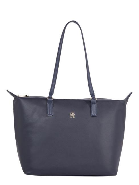 TOMMY HILFIGER POPPY PLUS Bolso shopping al hombro espacio azul - Bolsos Mujer