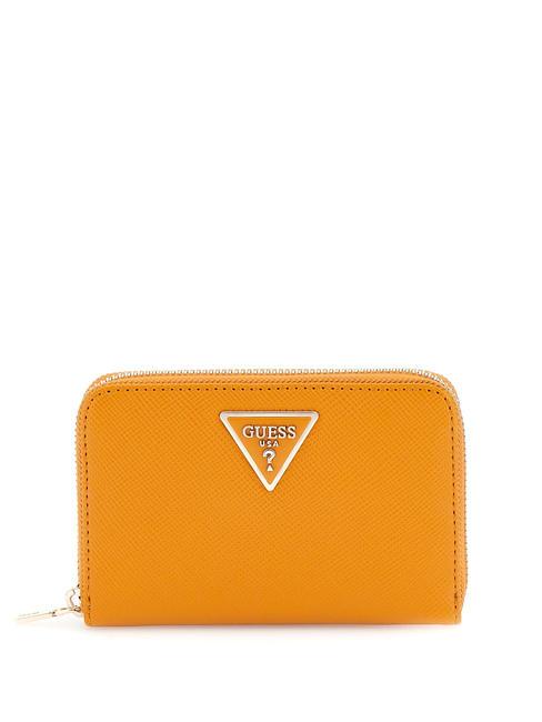 GUESS LAUREL Cartera mediana con cremallera calabaza - Carteras Mujer