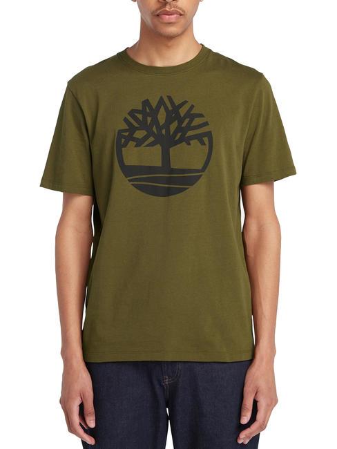 TIMBERLAND KBEC RIVER Camiseta de manga corta darkoliv - camiseta