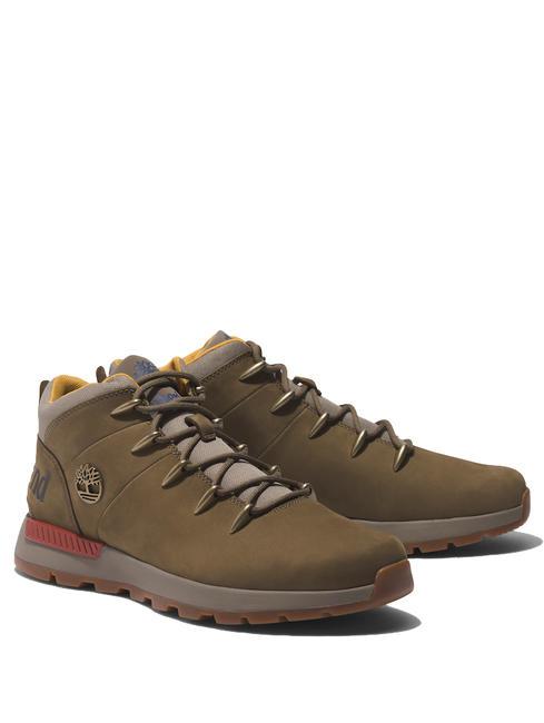 TIMBERLAND SPRINT TREKKER Botas de cuero milolive - Zapatos Hombre