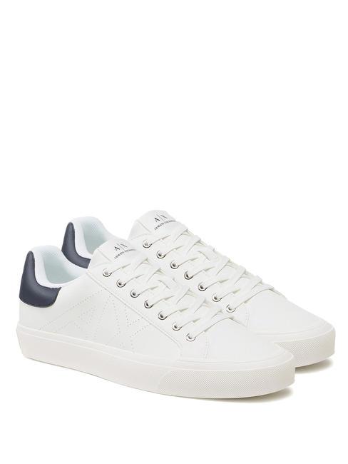 ARMANI EXCHANGE A|X Zapatillas blanco óptico+azul marino - Zapatos Hombre