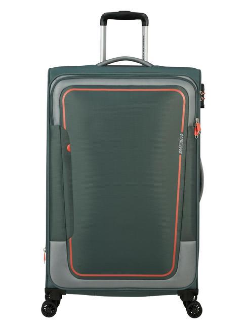 AMERICAN TOURISTER PULSONIC Carro extensible grande bosque oscuro - Trolley Semirrígidos