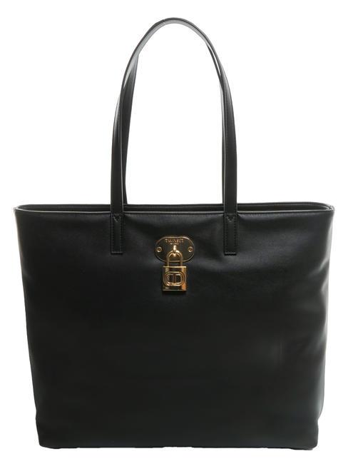 TWINSET T LOCK Bolsa de hombro negro - Bolsos Mujer