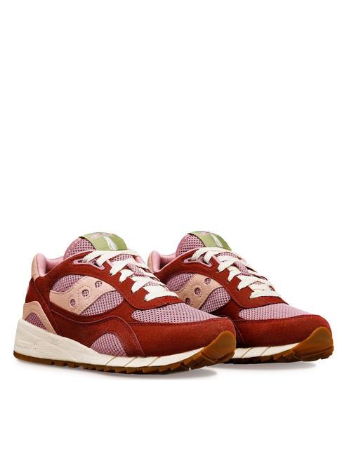 SAUCONY SHADOW 6000 Zapatillas borgoña - Zapatos unisex