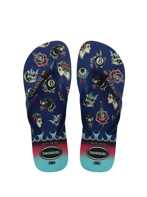 HAVAIANAS TOP TRIBO Chanclas TOP azul tradicional - Zapatos Hombre