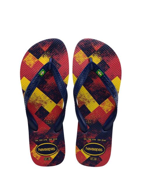 HAVAIANAS BRASIL FRESH Chanclas de goma NAVY / Azul / azul marino - Zapatos unisex