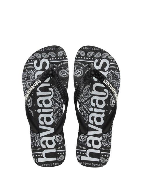 HAVAIANAS TOP LOGOMANIA FASHION Chanclas de goma NEGRO - Zapatos unisex