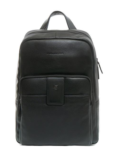 PIQUADRO ILI Mochila de cuero para portátil de 14'' nero2 - Mochilas para portátil