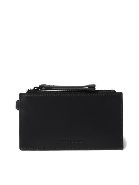 TRUSSARDI PARSEC Billetera de cuero NEGRO - Carteras Hombre