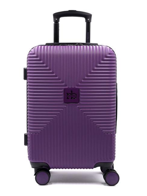 ROCCOBAROCCO NOMAD Carro de tamaño mediano viola - Trolley Rígidos