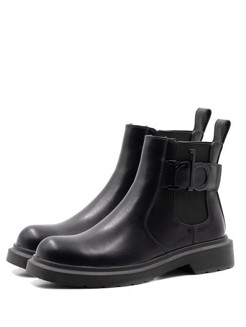 ROCCOBAROCCO RB LOGO botas chelsea negro - Zapatos Mujer