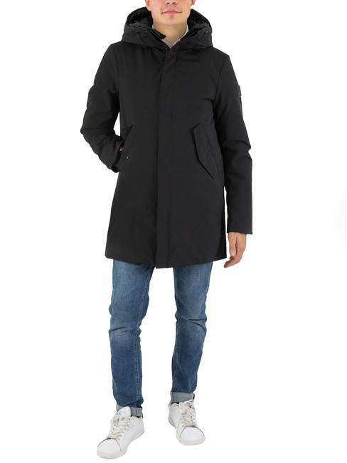 DEKKER GILDOR NEA 01 Parka acolchada con capucha negro - Chaquetas de hombre