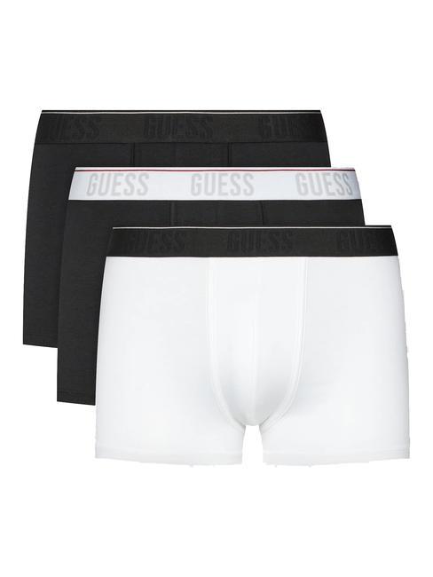 GUESS JOE Conjunto de 3 boxers multic elástico negro - Calzoncillos de hombre