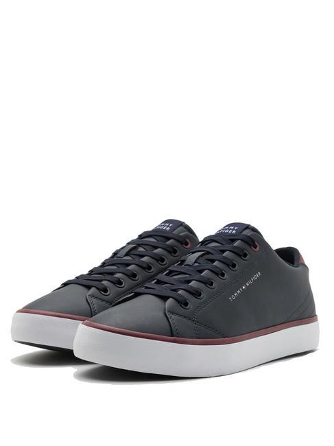 TOMMY HILFIGER HIGH VULCANIC CORE Zapatillas de piel reciclada cielo del desierto - Zapatos Hombre