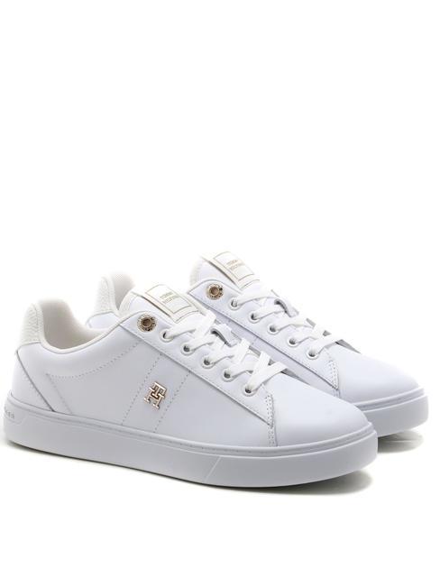 TOMMY HILFIGER ESSENTIAL ELEVATED Zapatillas de piel blanco - Zapatos Mujer