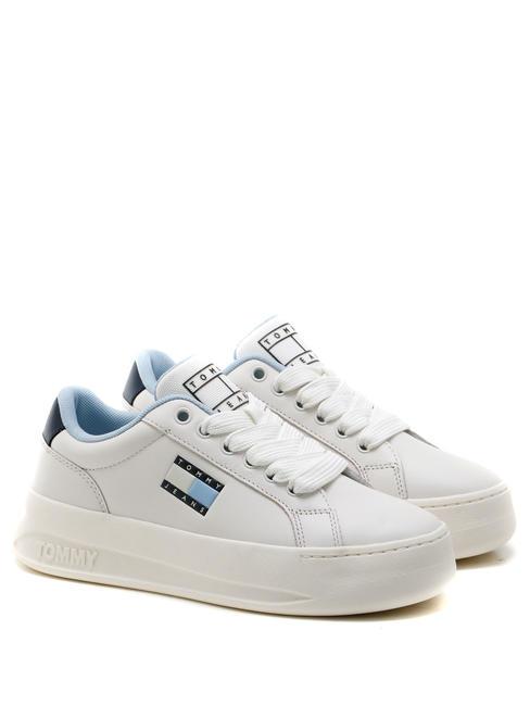 TOMMY HILFIGER TOMMY JEANS CITY  Zapatillas de piel crudo / azul marino noche oscuro - Zapatos Mujer