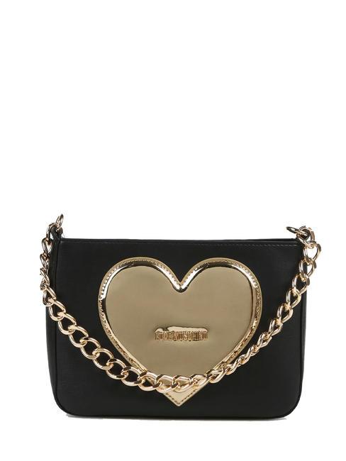 LOVE MOSCHINO GOLDEN HEART Bolso de hombro, con bandolera negro - Bolsos Mujer