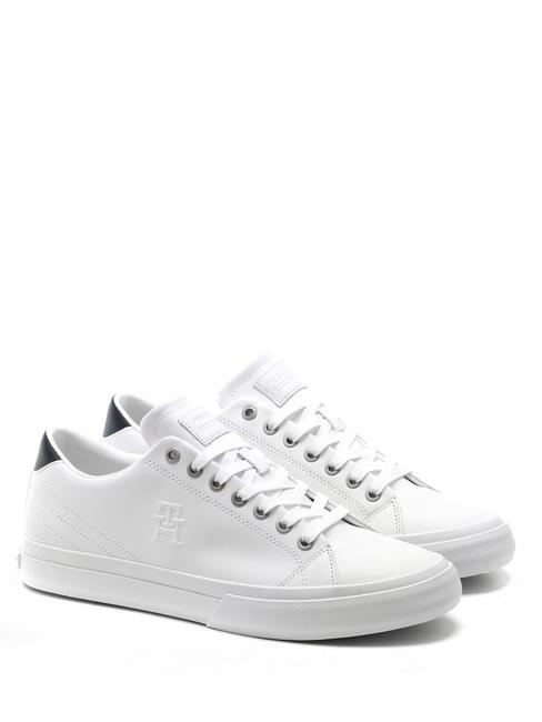 TOMMY HILFIGER HI VULC STREET Zapatillas de piel blanco - Zapatos Hombre