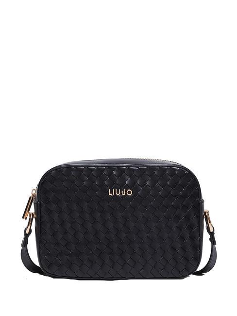 LIUJO INTRECCIO Bolsa de hombro NEGRO - Bolsos Mujer