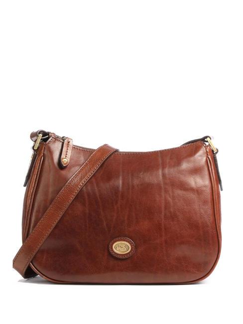 THE BRIDGE STORY Bolso bandolera, en piel. BROWN - Bolsos Mujer