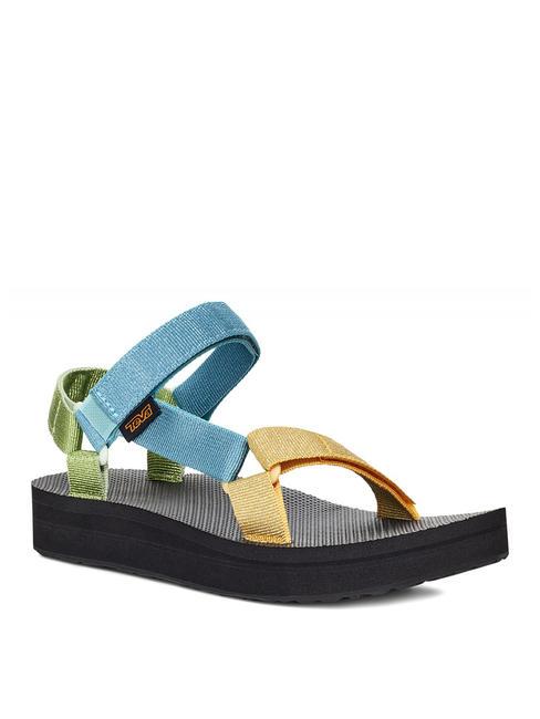 TEVA MIDFORM UNIVERSAL  Sandalia azul metalizado multicolor - Zapatos Mujer