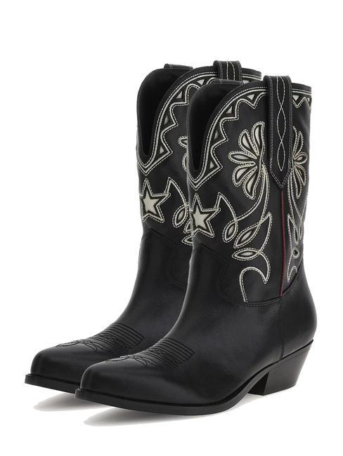 GUESS GINNIE botas texanas NEGRO - Zapatos Mujer