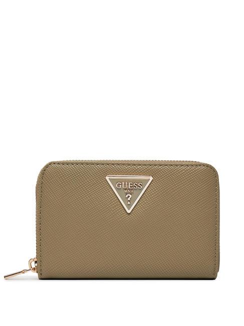 GUESS LAUREL Cartera mediana con cremallera sabio - Carteras Mujer