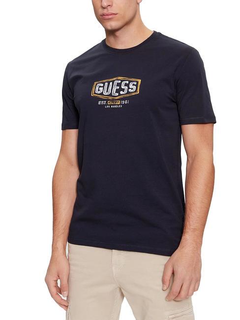 GUESS BOX CRACK camisetas smartblue - camiseta