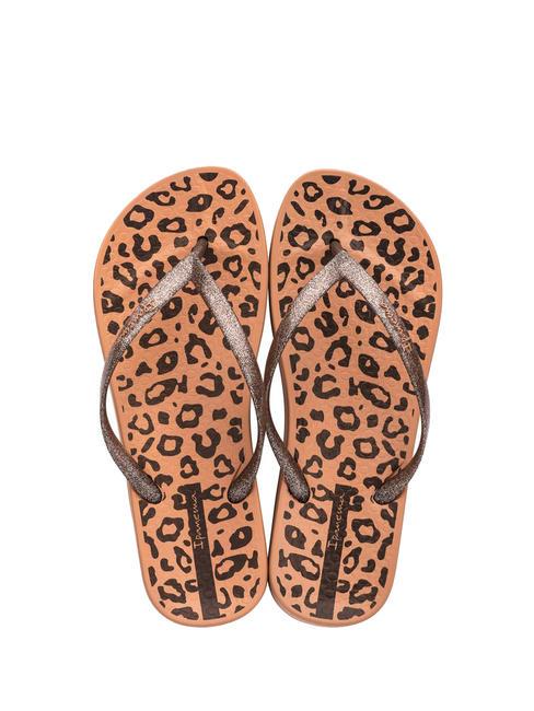 IPANEMA CONNECT FEM Chanclas de goma marrón/brillo - Zapatos Mujer