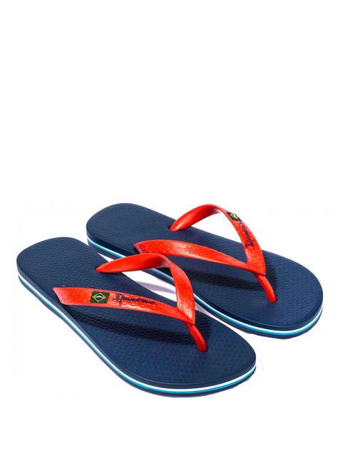 IPANEMA CLAS BRASIL II AD  Chancletas azul rojo - Zapatos Hombre