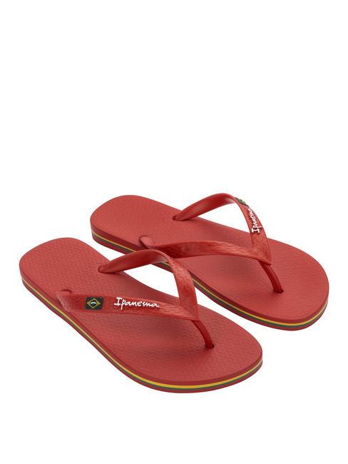 IPANEMA CLAS BRASIL II AD  Chancletas rojo rojo - Zapatos Hombre