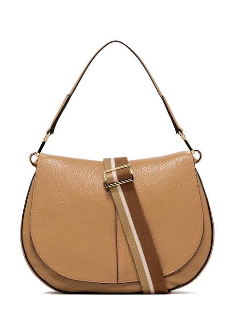 GIANNI CHIARINI HELENA ROUND Bolso de piel con bandolera de cuerda. naturaleza - Bolsos Mujer