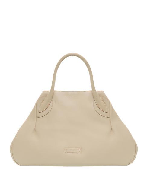 GIANNI CHIARINI JUDY Bolso de mano de piel azul pastel suave - Bolsos Mujer