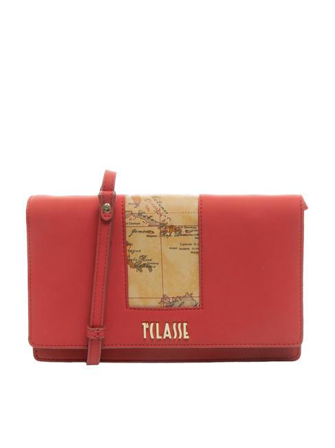 ALVIERO MARTINI PRIMA CLASSE GEO JOY Bolso de mano con solapa y bandolera rojo oscuro - Bolsos Mujer