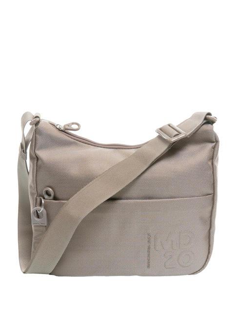 MANDARINA DUCK MD20 bolso de hombro tipo hobo gris pardo - Bolsos Mujer