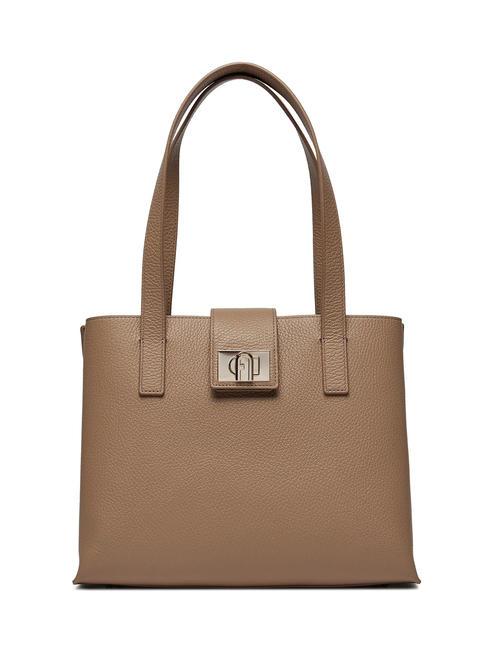 FURLA 1927  Bolso bandolera, en piel. gris - Bolsos Mujer